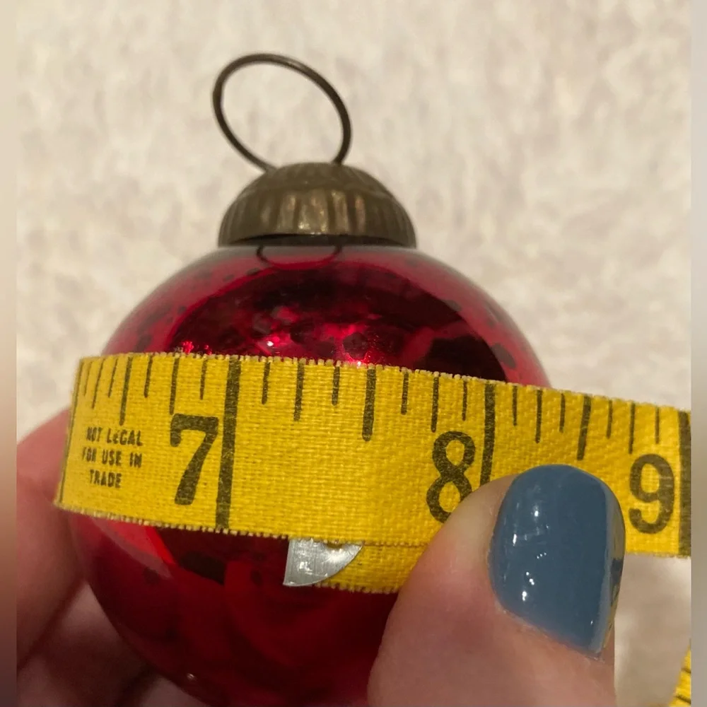 Restoration Hardware Mercury Glass Ornament ￼